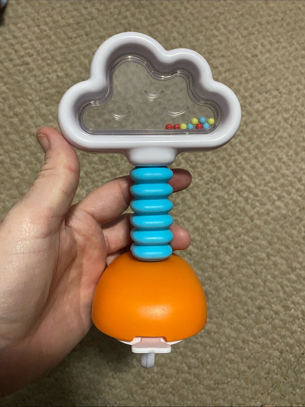 Skip hop activity center replacement toy cloud rattle attachment toy